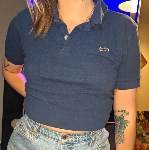 Vintage navy blue lacoste polo🐊 - Picture 1 of 4